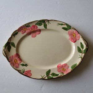 Vtg Franciscan Desert Rose Platter USA 14" L x 10" W